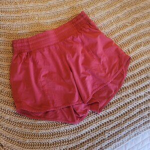 Lululemon Hotty Hot, Hot Pink Shorts size 6